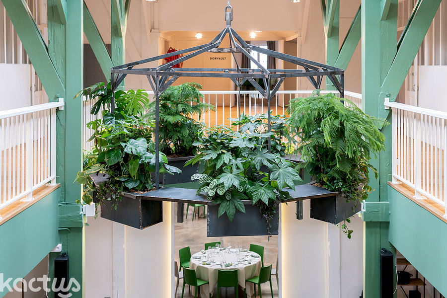 Plantes suspendues au-dessus de l'Atrium